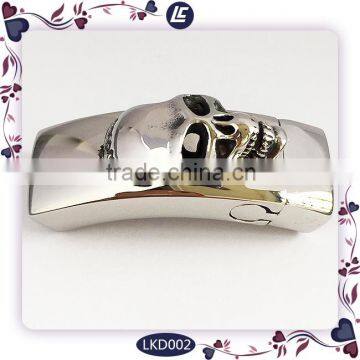 Decorative Crystal Magnetic Jewelry Clasps for Flat Leather Bracelets