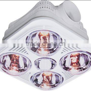 3 in 1 Infrared lamp Ceiling Mounted Electric Bathroom Heater / LSA203 white SAA