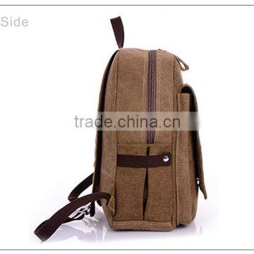 Heavy Duty Waterproof Backpack Customized Fashionable Canvas Bag photo-3