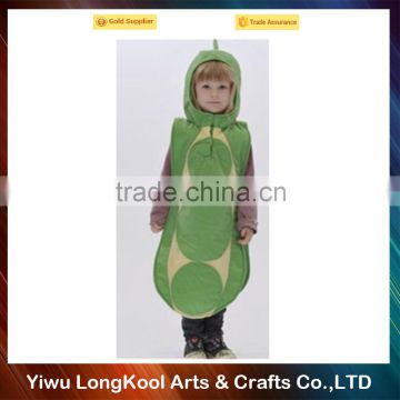 2016 Newest design kids carnival and halloween peas vegetable costume