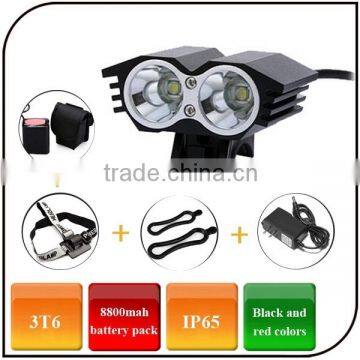 High Power X2 Cree XML T6 Led Headlamp Bicycle Cycling Bike Light Led Bike Front Light