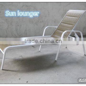 outdoor waterproof wicker sun lounger