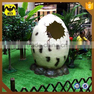 HLT Amusement Park Fiberglass Dinosaur Egg for Take Photos