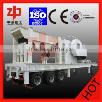 Heavy Chassis Portable Jaw Crusher,Mobile Jaw Crusher