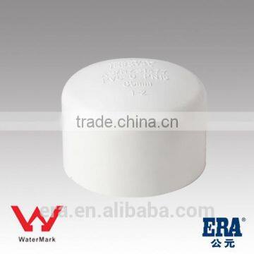 WaterMark certificated PVC AS/NZS1477 end plug