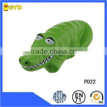 PU crocodile shape foam stress ball,custom animal shape toys