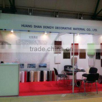 Newest high gloss kitchen cabinet PVC foil