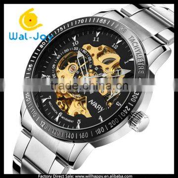 WJ-5402-2 2016 Newest Hot Waterproof Stainless Steel Strap Automatic Mechanical Men Watches photo-6