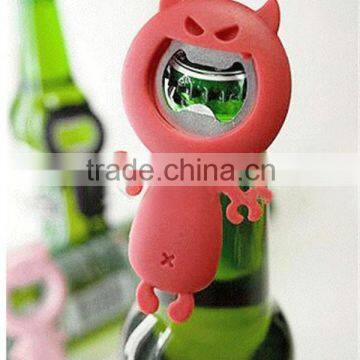 Dongguan durable anime silicone ptomotional gifts wine bottle opener