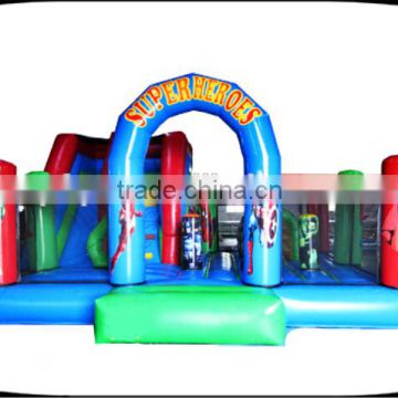 new design inflatable minion obstacle course /inflatable obstacle course combo