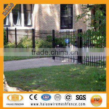 Professional galvanized steel picket fence (ISO & CE)