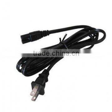 polarized power cord NEMA 1-15p plug to IEC C7 female ends