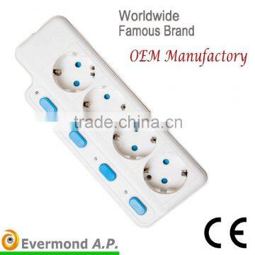 3-6 Ways 16A 220V-250V European Type Socket Outlet With USB photo-4