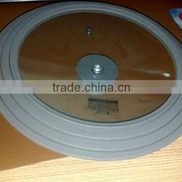 china factory produce silicone glass lid with knob
