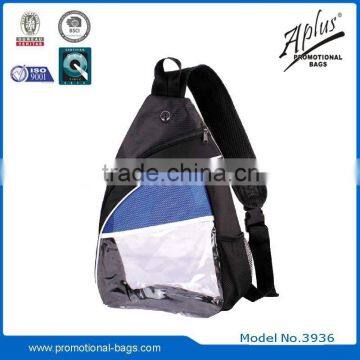 Fashion transparent pvc kid sling bag