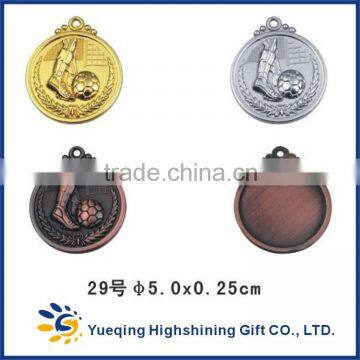 Cheap Gold Silver Bronze Sports Factory Directly Sale Metal Medallion Craft Badge Award Football Medal