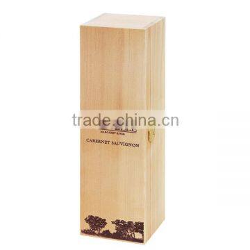 2016 FSC Natural Unfinished Wood Wine Gift Packaging Box