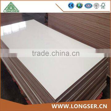 Poplar core white color HPL plywood for furniture grade