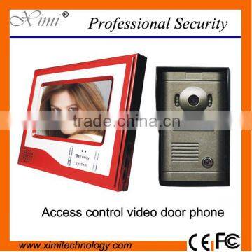 Waterproof 7 inch video door phone door intercom door bell for apartment