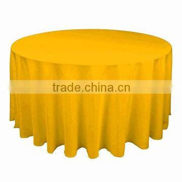 Golden Hotel Wedding Round TableCloth