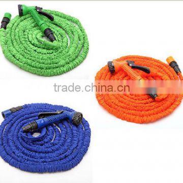 new product 2015 blue garden water hose with spray nozzle