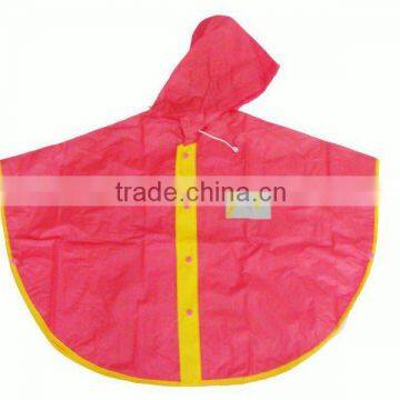 kids pvc rain coat poncho