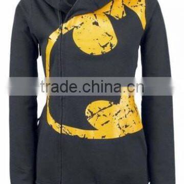 Hot sale cotton polyester womens fashionable sweatshirts hoodies