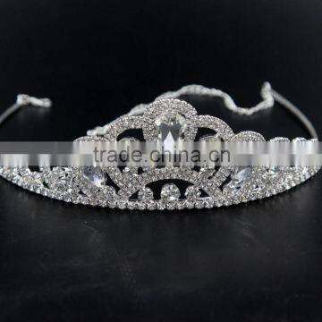 Lovely rhinestone beauty queen crowns for children