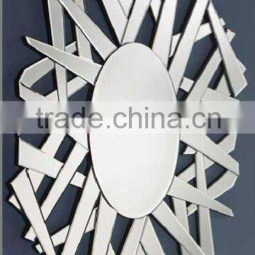 Art Craft Hanging Mirror,hotel Large Deco Mirror,wall Decor Frameless Mirror