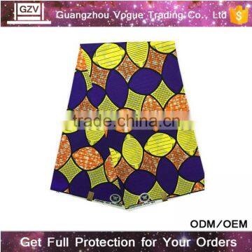 Vogue Nigerian Gele 100% Cotton African Fabric Hollandais Wax photo-2