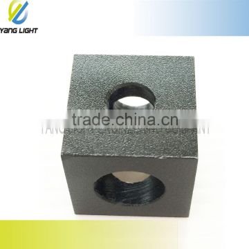 Made in Taiwan CNC modules corner connector angle Aluminium Anodizing CNC Milling angle High Precision Black Cube corner