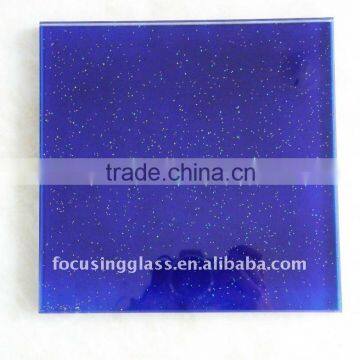 High quality Tempered blue glass