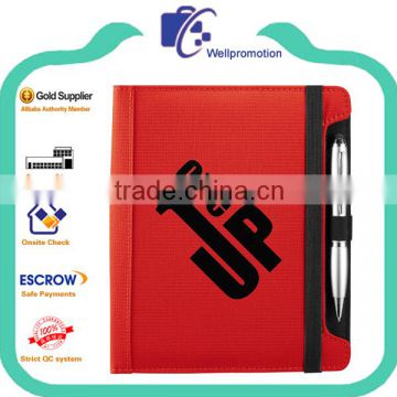 Custom non woven portfolio with notebook