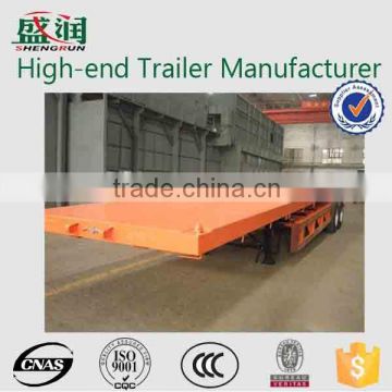 Shandong Shengrun 3 axles flatbed trailer