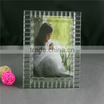 novel crystal photo frame for family , crystal photo frame forholiday gifts