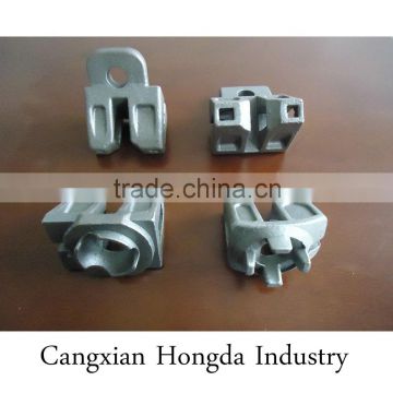 Scaffolding Ringlock system ledger end brace head