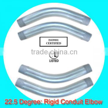 22.5 degree rigid steel elbow