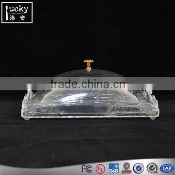 Food Acrylic Tray With Cover for Keep Food Warm Tray All Shape Provided Custom photo-4