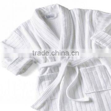 Stripe Bathrobe Unisex Thick Bathrobe 2015 New Wholesale Hotel Bathrobe