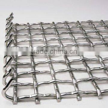 Galvanized crimped wire mesh