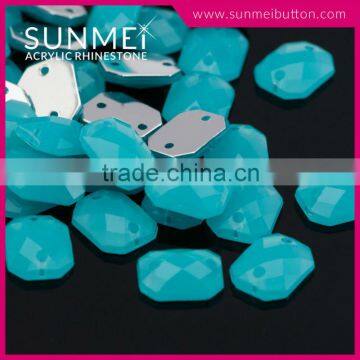 Popular Opal Color Sew on Flat Back Rhinestones for Furniture