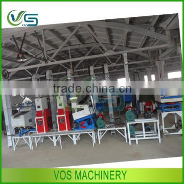 Whole set automatic working paddy rice mill, rice production plant, rice mill plant hot sale