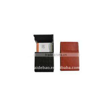 Leather black special business name card holder