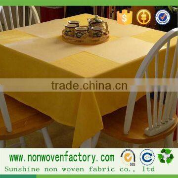 100% pp nonwoven felt in roll for oversea make to order waterproof dining table cloth