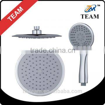 TM-3301 ABS chrome plastic bathroom rain shower head bath cheap shower set