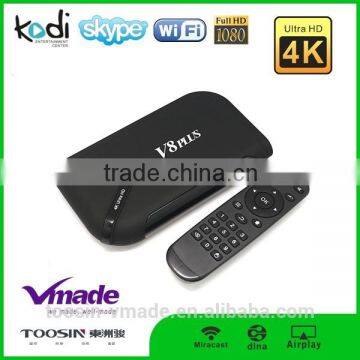 Good Price V8plus Android amlogic s812 tv box octa core gpu 4K*2K