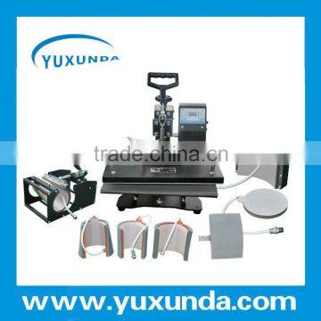 high quality 8 in 1 Combo heat transfer equipment