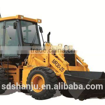 Mini Backhoe Loader WZ30-25 Wheel Excavator With Bucket photo-2