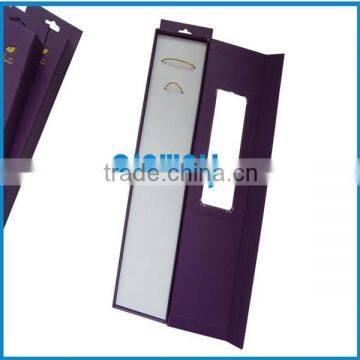 Accept custom order 2014 hot sale hair extension packaging box