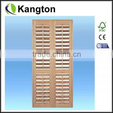 High quality wooden shutter Door